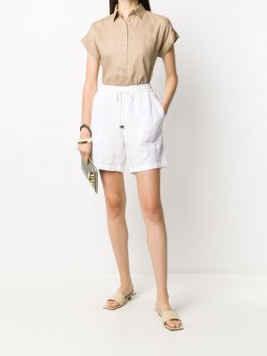 Pantalones cortos con cordones Lauren Ralph Lauren blanco