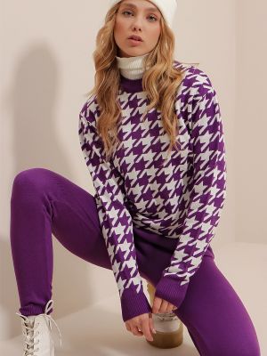 Oblek Trend Alaçatı Stili fialový
