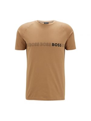 Koszulka Hugo Boss beżowa