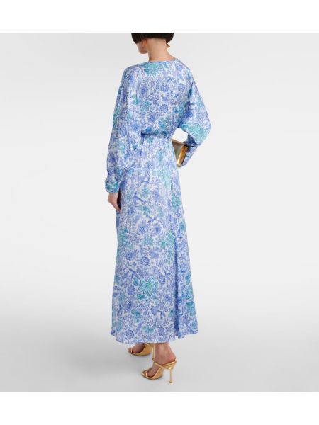 Μίντι φόρεμα με σχέδιο Poupette St Barth μπλε