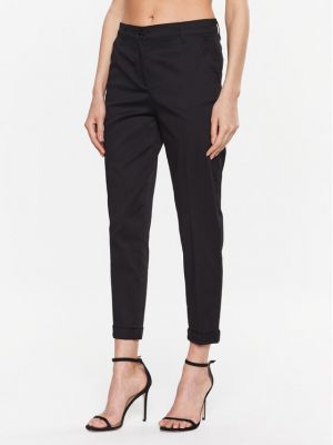 Pantaloni chino slim fit Sisley negru