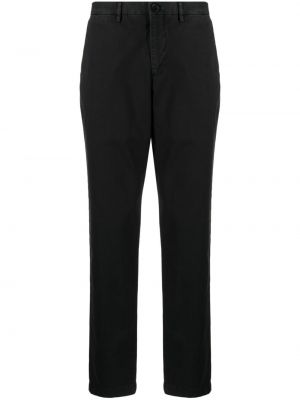 Rovné kalhoty s výšivkou se zebřím vzorem Ps Paul Smith černé