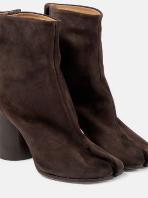 Leder ankle boots Maison Margiela braun