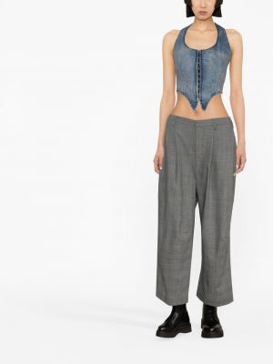 Spodnie relaxed fit R13 szare