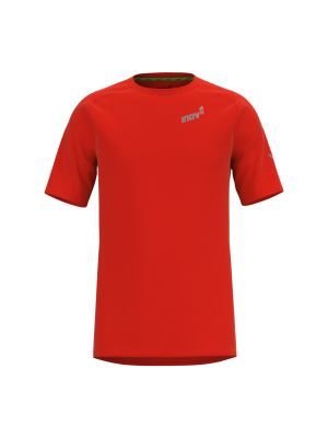 Tričko s krátkými rukávy Inov-8 červené
