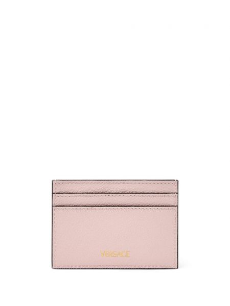 Kožená peněženka Versace růžová