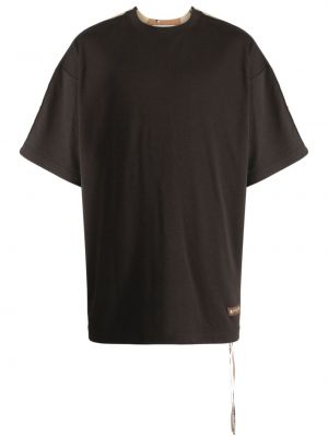 Tricou de lână cu imagine cu model camuflaj Mastermind World maro