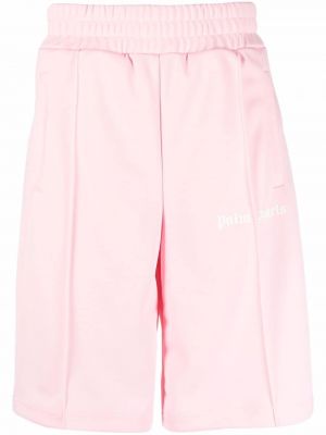 Klassisk stripete shorts Palm Angels rosa