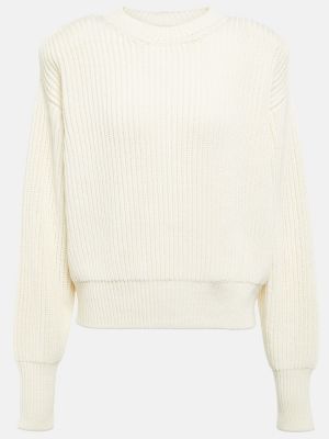 Вълнен пуловер Wardrobe.nyc бяло