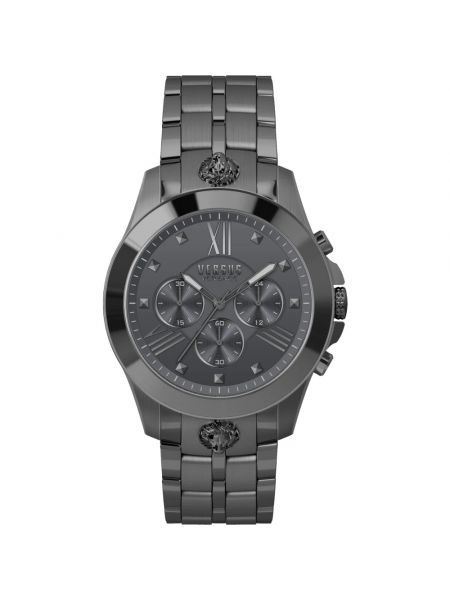 Armbanduhr aus edelstahl Versus Versace schwarz