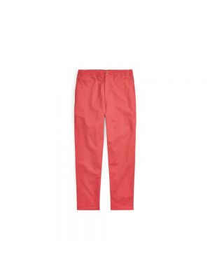Spodnie Polo Ralph Lauren czerwone