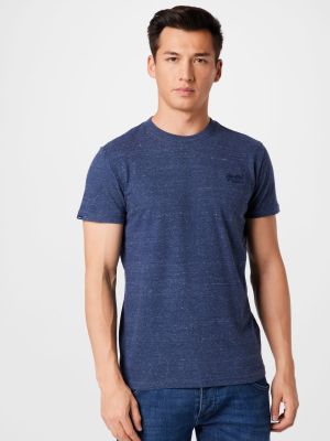 Klasické tričko Superdry modrá