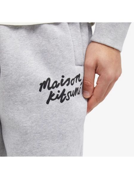 Спортивные штаны Maison Kitsuné серые