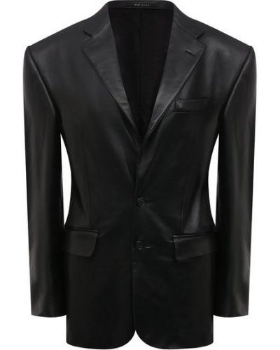 Кожаный пиджак R13, черный