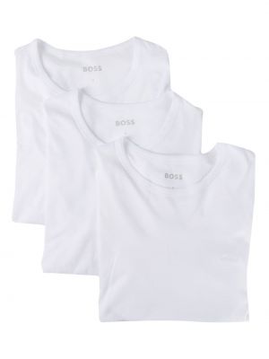 Rund hals t-shirt Boss hvid