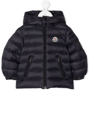 Lang jakke for jenter Moncler Enfant blå