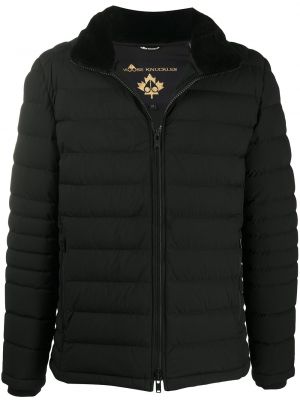 Chaqueta de plumas con cuello alto Moose Knuckles negro