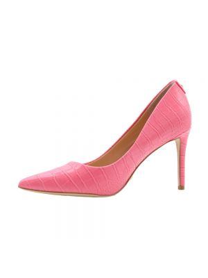 Zapatillas de punta abierta Guess rosa