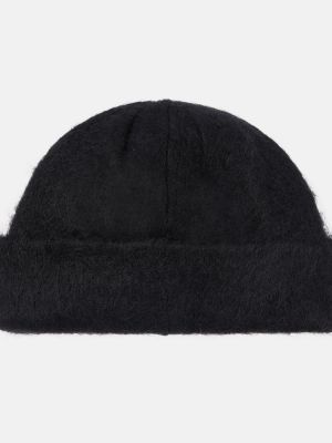 Moherowa czapka Loewe czarna
