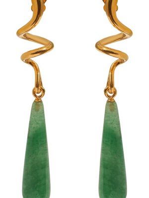 Серьги Copine Jewelry зеленые