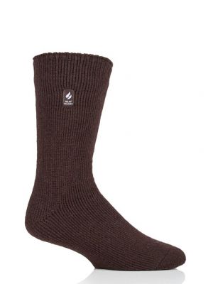 Однотонные носки Heat Holders коричневые