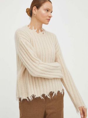 Sweter wełniany Herskind beżowy