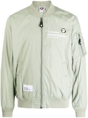 Giacca bomber con stampa Aape By *a Bathing Ape® verde