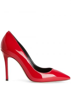 Leder pumps Giuseppe Zanotti rot