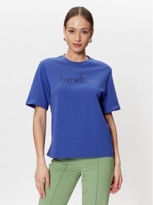 Tricou United Colors Of Benetton albastru
