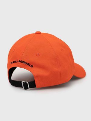 Șapcă Karl Lagerfeld portocaliu