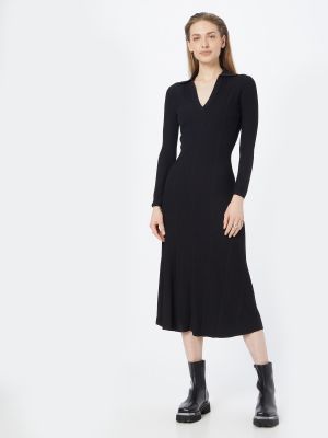 Плетена рокля Armani Exchange черно