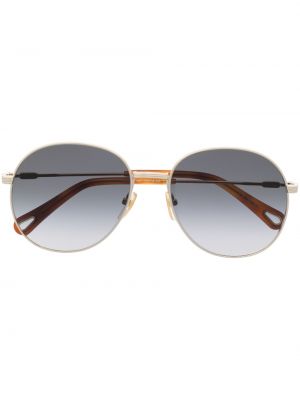 Okulary przeciwsłoneczne Chloé Eyewear złote