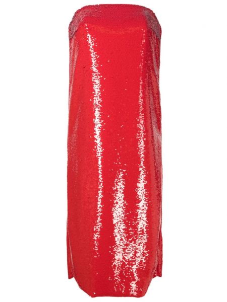 Robe à paillettes Adriana Degreas rouge