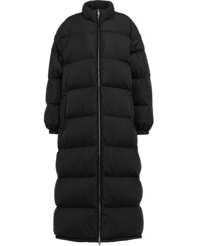 Oversized παλτό Prada μαύρο