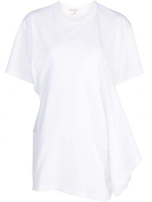 T-shirt med drapering Comme Des Garçons vit