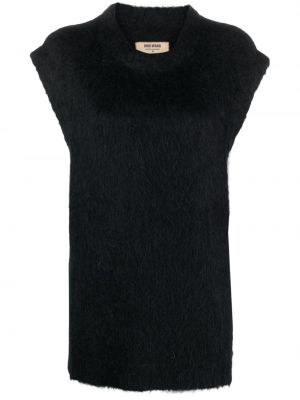 Pletená vesta Uma Wang černá