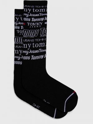 Чорапи Tommy Jeans черно
