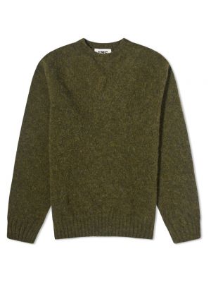 Трикотажный свитер Ymc зеленый