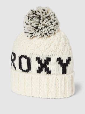 Dzianinowa czapka Roxy biała