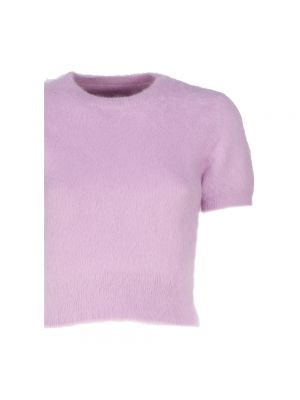 Jersey con botones de tela jersey Maison Margiela violeta