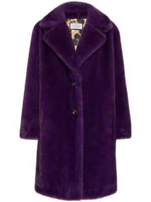 Palton de blană Philipp Plein violet