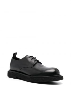 Nėriniuotos iš natūralios odos oksfordo batai su raišteliais Officine Creative juoda