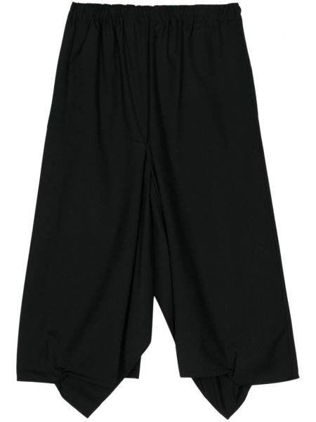 Vlněné kalhoty Comme Des Garçons černé