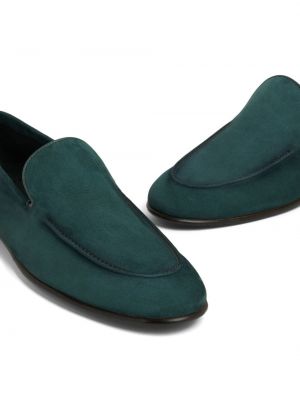 Semišové loafers Barrett zelené