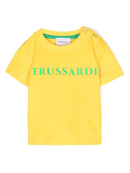 T-paita tytöille Trussardi Junior keltainen