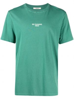 Тениска с принт Zadig&voltaire зелено