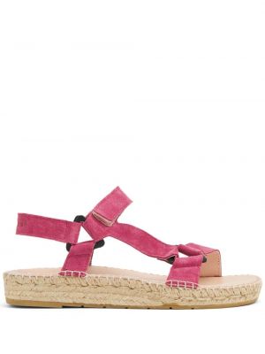 Sandale din piele de căprioară Manebi roz
