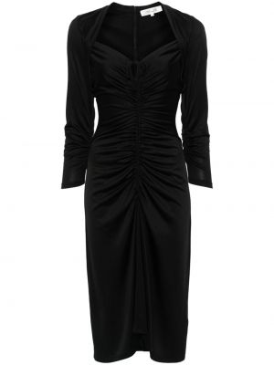 Миди рокля Dvf Diane Von Furstenberg черно