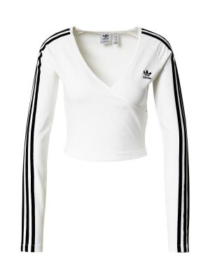 Блуза slim Adidas бяло