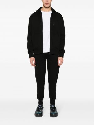 Kokvilnas treniņtērpa bikses Calvin Klein Jeans melns